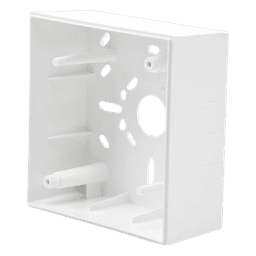 Caja de Montaje para Módulos / 108 x 108 x 38 mm / Color Blanco / Compatible W-MMF y W-CRF
