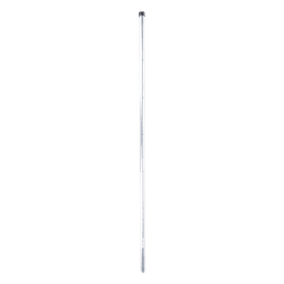 Poste de Esquina para Cerca Electrificada / 6 Aisladores / Tubo Galvanizado Cal. 18 / 1" Diámetro / 1.4 m (4.6 ft) Altura / Sin Pintar