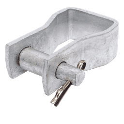 Herraje Tipo D / 20 kN / Span 200 m (656.2 ft) / Acero Galvanizado / 0.32 kg