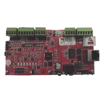 Controlador de Acceso IP / 2 Lectoras Wiegand u OSDP / PoE o PoE+ / Expandible a 17 Puertas / Memoria para 240,000 Tarjetas