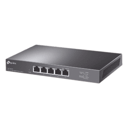 Switch / 5 Puertos / 2.5 Gbps / No Administrable / Escritorio / 25 Gbps Capacidad de Conmutación / Sin Ventilador / Carcasa Metálica