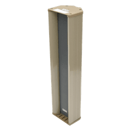 Altavoz de Columna Exterior / IP66 / 45W / Línea 70V/100V / 4x4' + 1x2.5' / Dos Vías