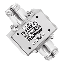 Protector Coaxial RF / 125-1000 MHz / 50 Ω / Conectores N Hembra / 50 kA / Tubo de Gas