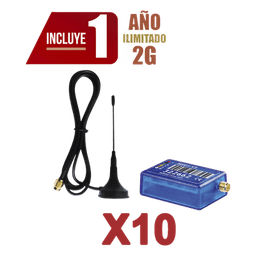 Comunicador de Alarma / 2G / 10 Unidades / App Remota / 100 Usuarios / 3x4.5x1.5 cm