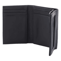 Cartera de Piel / Triple Pliegue / 6 Tarjetas / Divisor de Billetes / 9x10x3 cm / 0.1 kg