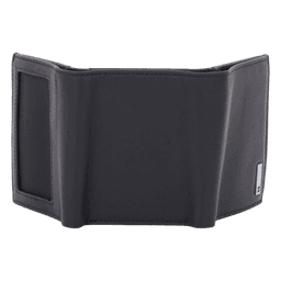 Cartera de Piel / Triple Pliegue / 6 Tarjetas / Divisor de Billetes / 9x10x3 cm / 0.1 kg