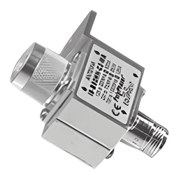 Protector Coaxial RF / 125-1000 MHz / 50 Ω / N Macho a Hembra / Bloqueo DC / 20 kA