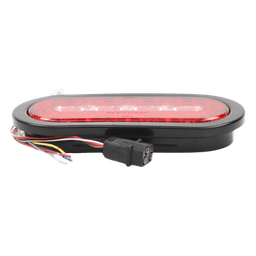 Luz Multifuncional Trasera para Camiones / 69 Patrones de Destello / 12-24 V / IP67 / SAE Class I / 5.4" x 5.4"