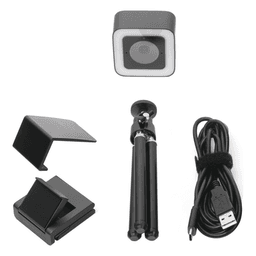 Cámara Web / Full HD 1080p / Aro de Luz 5 Niveles / Gran Angular 87° / Micrófono con Reducción de Ruido / USB 2.0 / Cable 2 m (6.56 ft) / Plug-and-Play
