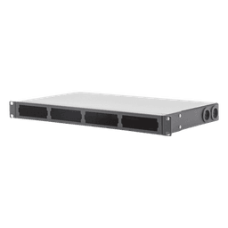 Distribuidor de Fibra Óptica / 19 Pulgadas / 1UR / 24 Fibras / 4 Placas Acopladoras / 1.58 x 0.14 x 0.84 pies