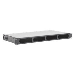 Distribuidor de Fibra Óptica / 19 Pulgadas / 1UR / 24 Fibras / 4 Placas Acopladoras / 1.58 x 0.14 x 0.84 pies