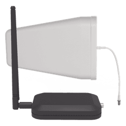 Amplificador de Señal Celular / 2G 3G 4G / Cobertura 60 m² (646 ft²) / Multibanda 850-1900-2100 MHz / Múltiples Usuarios / Antena Integrada