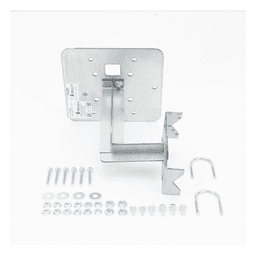 Base para Lámpara de Obstrucción / Acero Galvanizado / Tubo 7/8" a 1-1/4" / Preparada para Fleje Adicional
