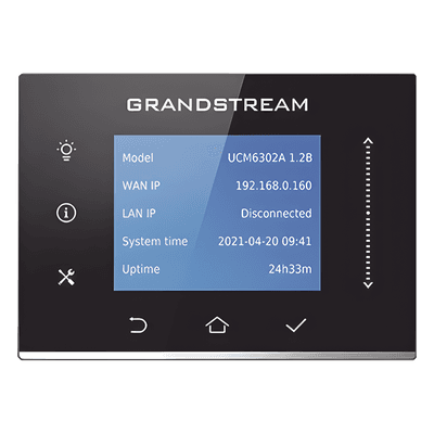 IP-PBX / 500 Usuarios / 75 Llamadas Simultáneas / 2 FXO + 2 FXS / 3 Puertos Gigabit PoE+ / On-Premise y Cloud