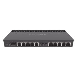 Router / CPU 4 Núcleos ARM / 10 Puertos Gigabit / 1 Puerto SFP+ 10G / 1 GB RAM / Montaje Rack 1U