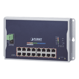 Switch PoE+ Industrial / 16 Puertos Gigabit / 2 SFP / 240 W / IP40 / -10 a 60 °C