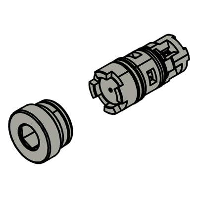 Válvula de aspiración / Compatible con actuadores serie 400, 422, 450 / Regulación precisa de flujo de aire / Control ajustable de velocidad de apertura