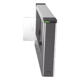 Torniquete Swing Derecho / Carril 90 cm (2.95 ft) / Panel + Lector Tarjeta / TCP-IP / 6,000,000 MCBF / 12 Pares IR / IP54 / 60,000 Tarjetas