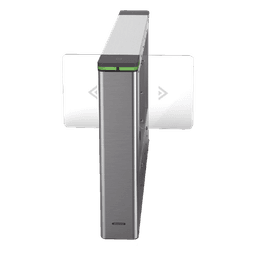 Torniquete Swing Central / Expansión de Carriles / TCP/IP iVMS-4200 / Carril 90 cm (35.4 in) / 6,000,000 MCBF / 12 Pares IR / Acero Inoxidable SUS304 / IP54