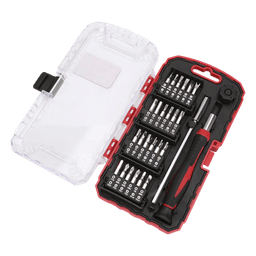 Juego de Desarmador de Precisión / 51 Piezas / 48 Puntas CR-V / Extensor 115 mm / Maletín 96 x 170 x 28 mm (3.8 x 6.7 x 1.1 in)
