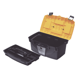 Caja Porta Herramientas / 17" / 44x26x23 cm / Polipropileno / 550 gr / Candado / Charola para Tornillos