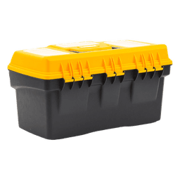 Caja Porta Herramientas / 17" / 44x26x23 cm / Polipropileno / 550 gr / Candado / Charola para Tornillos