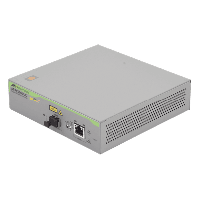 Convertidor de Medios PoE+ / Gigabit Ethernet a Fibra Óptica / Multimodo LC / 550 m (1804.5 ft) / 30 W / Jumbo Frames 10K