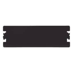 Placa Ciega / Distribuidor Fibra Óptica LP-ODF-8024 / Color Negro / Metal / 19 Pulgadas