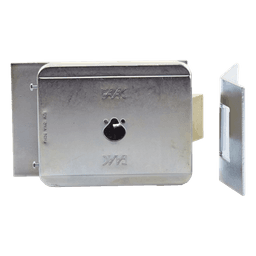 Cerradura Electromecánica / 12 VCA / Placa Suelo / Operación Manual por Cilindros
