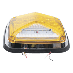 Luz de Advertencia LED / 8 x 6" / 11 Patrones de Destello / IP67 / 12-30 VCC / ECE R65 / SAE J845