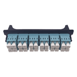 Placa Acopladora / 12 Puertos LC Duplex / Fibra Multimodo / Compatible ODF-8024