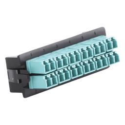 Placa Acopladora / 12 Puertos LC Duplex / Fibra Multimodo / Compatible ODF-8024