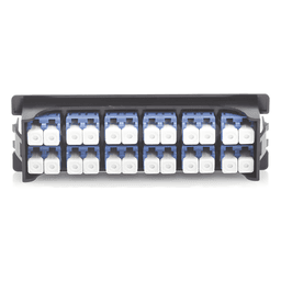 Placa Acopladora / 12 Acopladores LC Duplex / Fibra Monomodo / Compatible LP-ODF-8024