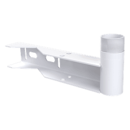 Herraje para Lámpara de Obstrucción / Acero Galvanizado / Pintura Electrolítica Blanca / Fijación 7/8' a 1-1/4' / Compatible STZ30 STZ35 STZ45