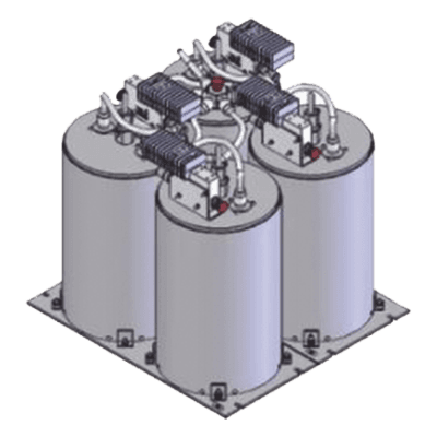 Combinador / 4 Canales / 430-470 MHz / Rack 19" / 125 W / N Hembras / 1.6 ft Altura