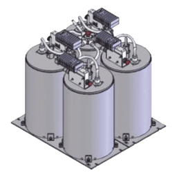 Combinador / 4 Canales / 430-470 MHz / Rack 19" / 125 W / N Hembras / 1.6 ft Altura