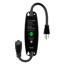 Enchufe Inteligente para Exteriores / 15 A / 1/2 HP / RF 18 m (59.1 ft) / Control Pico Directo / GFCI / Negro