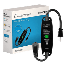 Enchufe Inteligente para Exteriores / 15 A / 1/2 HP / RF 18 m (59.1 ft) / Control Pico Directo / GFCI / Negro