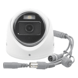 Cámara Turret TURBOHD / 3K 5 Megapixel / Color 24/7 / Luz Blanca 20 m (65.6 ft) / IP67 / Micrófono Integrado / 4 Tecnologías / Lente 2.8 mm