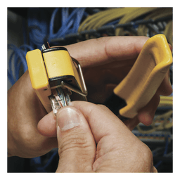 Ponchadora para Conectores Pass-Thru RJ45 / CAT5e/CAT6/6A / 8 Posiciones 4 Pares / Diseño Compacto 277 g