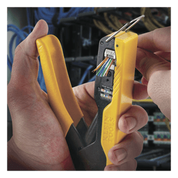 Ponchadora para Conectores Pass-Thru RJ45 / CAT5e/CAT6/6A / 8 Posiciones 4 Pares / Diseño Compacto 277 g