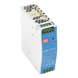 Fuente de Poder para Riel DIN / 120W / Salida 24Vcc 5A / Entrada Universal 90-264Vca / Eficiencia 88%
