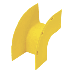 Bajada Vertical Exterior 90° / Canaleta 4x4 / Radio Curvatura 50.8 mm / PC/ABS / Amarillo