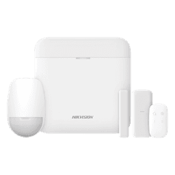 Kit de Alarma Inalámbrica / 48 Zonas / GSM 3G/4G Dual SIM / Wi-Fi 2.4 GHz / Hub con Batería de Respaldo / 1 PIR / 1 Contacto Magnético Slim / 1 Control Remoto