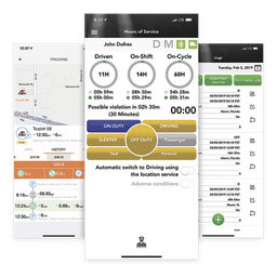 Licencia ELD / Cumplimiento Regulatorio EE.UU., Canadá y México / Ciclos 60h/7d y 70h/8d / App Android e iOS / Integración GPS