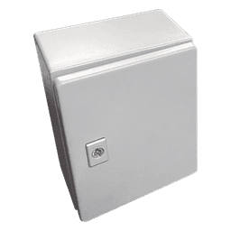 Gabinete de Acero / NEMA 4 / IP66 / 25x30x15 cm / 9.8x11.8x5.9 in / Platina / Certificado UL
