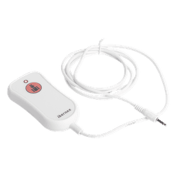 Pulsador de Llamada para Paciente / Material Antibacteriano / Código Braille / IP67 / Cable 2 m Resistente al Fuego / 12 V