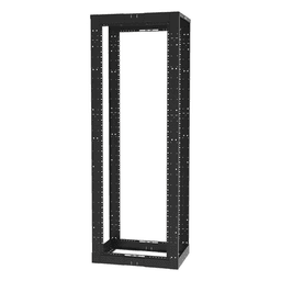 Rack de Cuatro Postes / 45 Unidades de Rack / Profundidad Ajustable 23 a 42 in / Carga Estática 907.2 kg / Rieles Roscados #12-24 / Estándar 19"