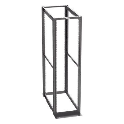 Rack de Cuatro Postes / 45 UR / Carga 2500 lbs / Profundidad Ajustable 41.5 in (3.46 ft) / Acero / EIA-310D