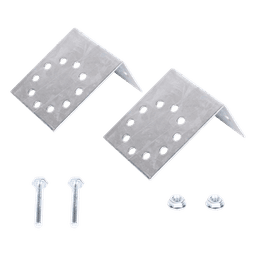 Base Multiposición para Postes / Acero Galvanizado Cal. 12 / Fijación Directa a Concreto / Kit de Tornillería Incluido / 0.36 kg